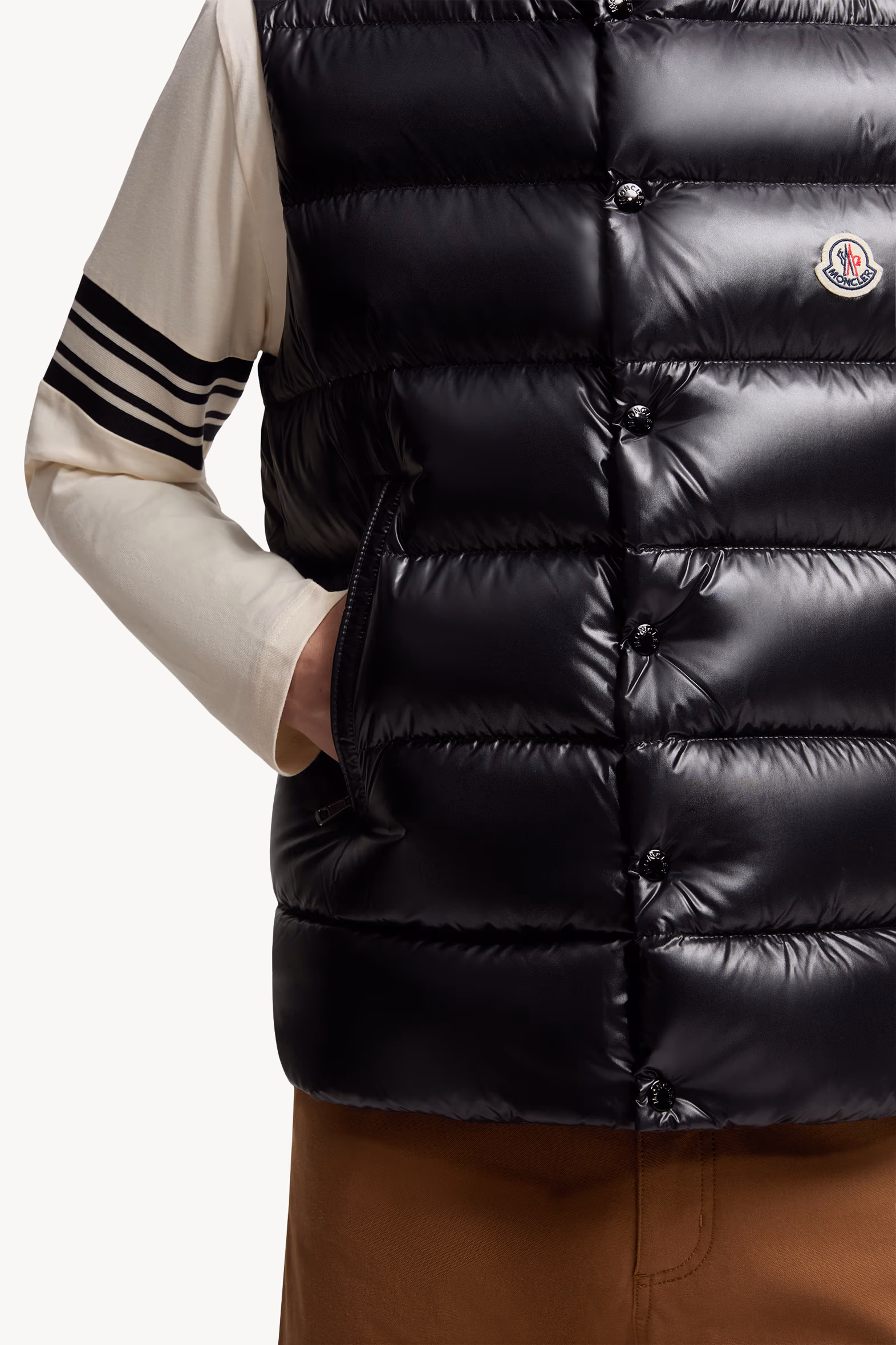 Tibb Down Vest Men Black Moncler 7